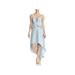 Guess Womens Sleeveless Lace-Up Maxi Dress