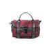 Pre-ownedProenza Schouler Womens Leather Canvas Printed Crossbody Red Medium Handbag