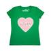 Inktastic Cute Paris Valentine's Day Heart with Flowers Adult Women's V-Neck T-Shirt Female