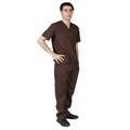 M&M SCRUBS Men Scrub Set, Men Medical Uniforms 102 (Chocolate, XX-Large)