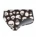 TS Swim Men's Swim Brief (Water Polo Cut) - Black with Skulls - 24