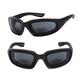 2 Pair of Motorcycle Bifocal Sunglasses - EVA Safety Goggles with Foam Padding for Men and Women