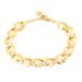 Shop LC Yellow Gold Elegant Lobster Style Clasp Bracelet Size 7.25