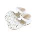Diconna Baby Girl Shoes Hook Lace Flowers Shoes Children Girl Dance Baby Shoes