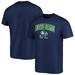 Notre Dame Fighting Irish Fanatics Branded Youth Leprechaun Campus T-Shirt - Navy