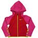 Nike Therma Little Girls Red & Pink Dri-Fit Hoodie Zip Front Sweatshirt 6X