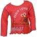 Sesame Street Little Girls' Toddler Elmo Long Sleeve Tee Shirt (4T)