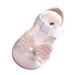 Leftwind Baby Girl Sandals Toddler Girls Shoes Summer Soft Bottom Princess Sandals Bow Rhinestone Non-slip Girls Walking Shoes