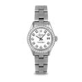 Pre Owned Rolex Datejust 6917 w/ White Diamond Dial Oyster Band 26mm Ladies Watch (Warranty Included)