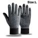 Xelparuc Winter Gloves,Touch Screen Running Thermal Driving Warm Gloves Grey L