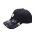 Winnereco Women Men Baseball Cap Summer Floral Embroider Hip Hop Snapback Hat (Black)