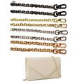 Luxtrada 47" Purse Chain Strap-Handbags Replacement Chains Metal Chain Strap for Wallet Bag Crossbody Shoulder Chain Silver