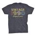 30Th Birthday Gift T-Shirt - Retro Birthday - Vintage 1990 Original Parts - 001-Dk. Heather-Md