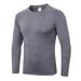 MAYNOS Men's Quick-drying Moisture Wicking Performance Long Sleeve T-Shirt, UV Sun Protection Outdoor Active Athletic Crew Top For Sport Fishing Hiking Running