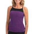 Dolfin Women's Aquashape Solid Triple Crossback Tankini Top