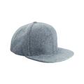 Beechfield Melton Wool Retro Snapback Cap (Pack of 2)