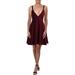 Lucy Paris Womens Criss-Cross Back Flare Cocktail Dress