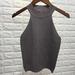 Women Korean Halter Sleeveless High Neck Hanging Neck Knitted Tank Top Slim