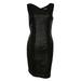 Jessica Simpson Asymmetrical V-Back Sequined Lace Dress