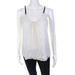 Pre-ownedTwelfth Street by Cynthia Vincent Womens Embroidered Tank Top Cream Size Petite