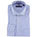 Tommy Hilfiger Mens Regular Fit Dress Shirt 16 - 16.5 32/33 Stretch Cotton Blue