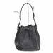 LOUIS VUITTON Black Epi Noir Petit Noe Drawsting Bucket Hobo 868924