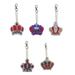 Tomshine 5D DIY Diamond Painting Keychain Pendant Crown Key Ring Full Drill Special Shape Diamond Painting Kits for Girl Handbag Shoulder Bag Backpack Pendant