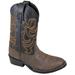 Smoky Mountain Children Boys Monterey Western Cowboy Boots Brown/Black, 13.5M