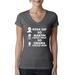 Black Pride History Rosa Sat So Martin Could Walk so 44 Could Run Pop Culture Womens Junior Fit V-Neck Tee, Dark Grey, X-Large