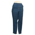 Denim & Co. Women's Jeans Sz 22 Timeless 4-Pocket Denim Jeggings Blue A269678