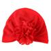 Baby Boy Girl Newborn Kid Beanie Solid Floral Knot Wrap Cap Turban Hat