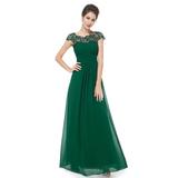 Ever-Pretty Womens Vintage Floral Lacey Prom Dresses for Women 99933 Dark Green US4