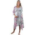 3 in 1 Maternity Labor Delivery Nursing Hospital Birthing Gown & Matching Robe, Delivery Robe, Maternity Robe, Maternity Gown, Hospital Gown, Maternity Women Gown