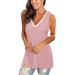 Colisha Tunic Tank Tops for Women Casual Loose V-neck Sleeveless Tunic Blouse Plain Cami Vest Top Sexy V-neck Tee Blouse