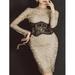 Junior Crochet Lace Long Sleeve Beautiful Bodycon Dress