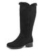 Comfy Moda Women's Tall Winter Boots Suede Leather Fur Lined - Manhattan