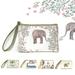 Shulemin Women Mini Elephant Elk Whale Cat Printed Handbag Coin Purse Phone Bag