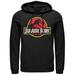 Men's Jurassic Park Bold Classic Logo Pull Over Hoodie