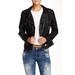 BLANKNYC Denim Faux Leather Jacket, Frankenstorm, X-Small