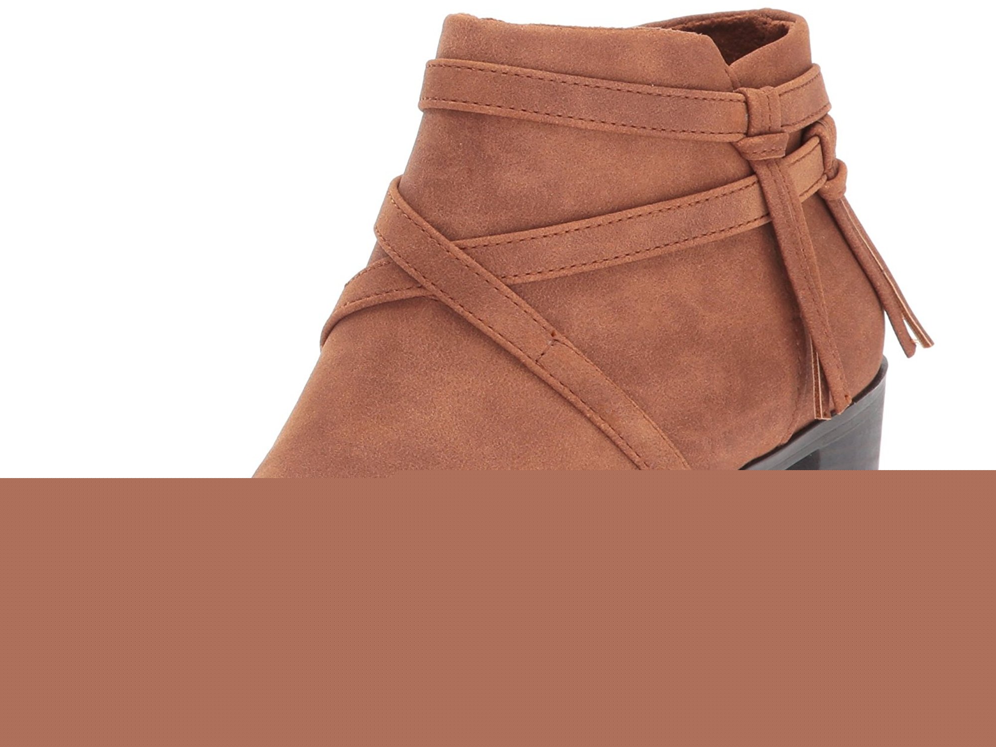 Easy Street Womens reed Leather Almond Toe Ankle Fashion Boots