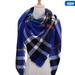 SHIYAO 18 Styles New Fashion Spring Winter Triangle Scarf For Women Brand Designer Pashmina Shawl Cashmere Plaid Scarves Blanket Cashmere Shawls Women Scarves