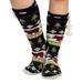 LazyOne Knitted Slipper Socks for Women, Cute Women's Clothing (Bear Fair Isle, L/XL)