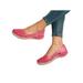 Gomelly Women Close Toe Walking Wedge Heel Sandals Ladies Summer Holiday Slip On Shoes