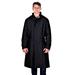 Giorgio Armani Mens Polyester Long Outerwear Jacket Black IT-58, US-XXL