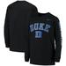 Duke Blue Devils Nike Youth Arch & Logo 2-Hit Long Sleeve T-Shirt - Black