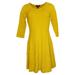 Women with Control Petite PS Scoopneck Sweater Dress Yellow A393305