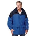 Tri-Mountain Men's Water Resistant Panda Fleece Parka