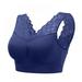 Sexy Deep V Neck Lace Bras For Women Brassiere Push Up Padded Bra Seamless Comfortable Bralette Breathable Fitness Gym Bra Top Padded Sport Bra