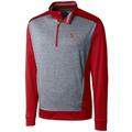 Stanford Cardinal Cutter & Buck Big & Tall Replay Half-Zip Jacket - Cardinal