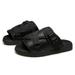 Men Summer Slides Large Sized Nonslip Slippers Trendy Flip-Flops Casual Beach Sandals for Women